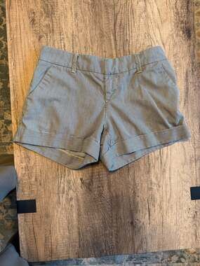 Dear John American Standard Pinstripe Cuffed Shorts Size 29